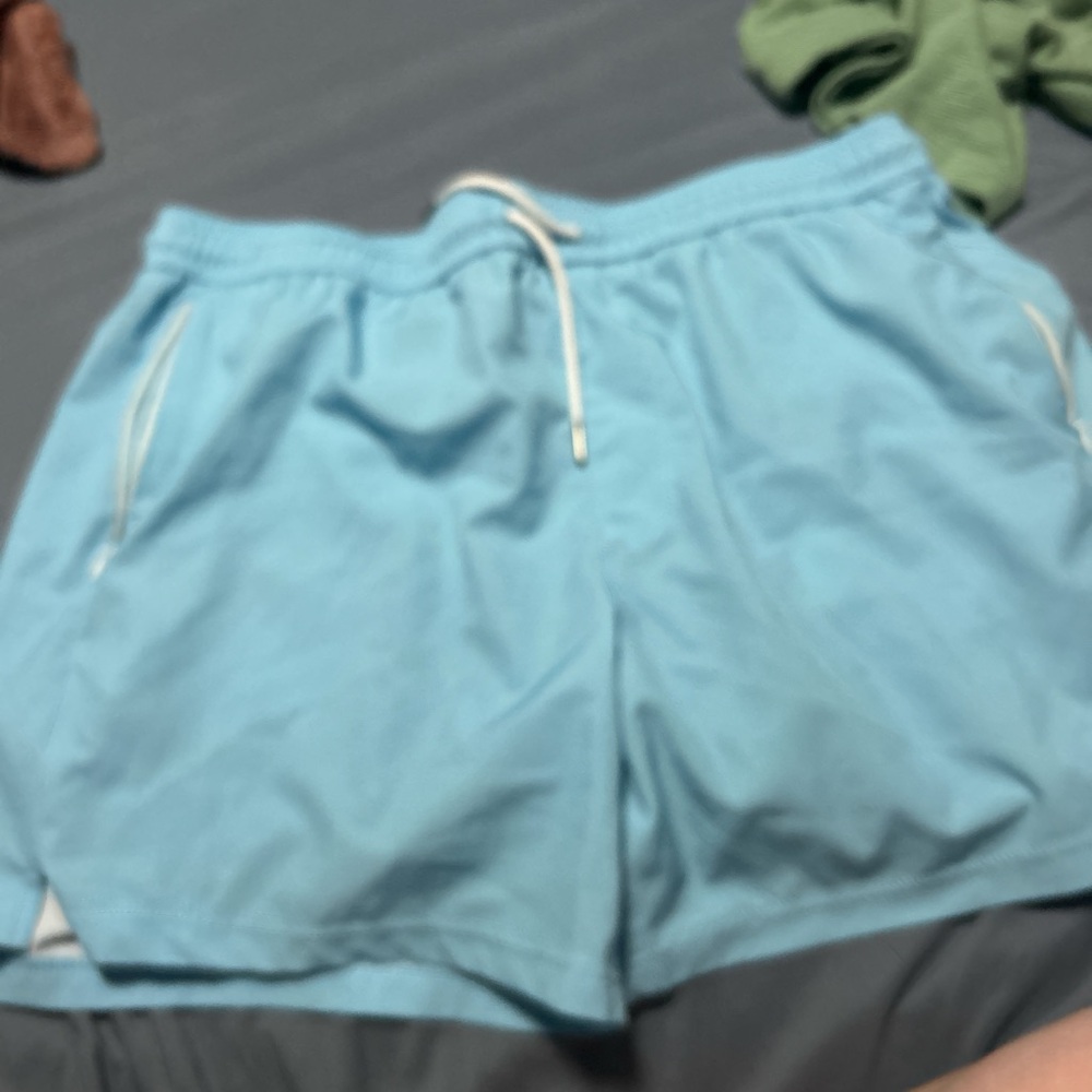 Light Blue Men's Swim Trunks